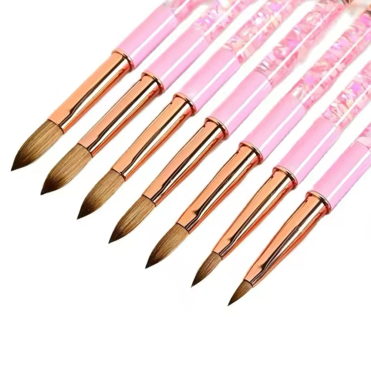 Acrylic Nail Brush - Pink Confetti