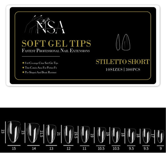 Stiletto Gel Extensions - 300 box