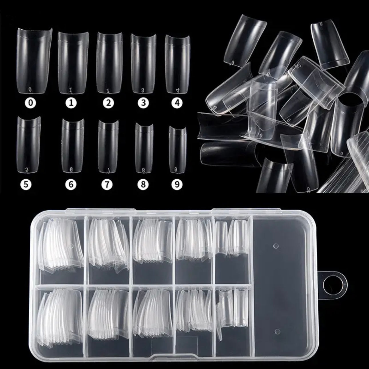 Clear Tips - 100 box – NQ Nail & Beauty Supplies